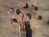 Les amateurs de vin - Sculptures